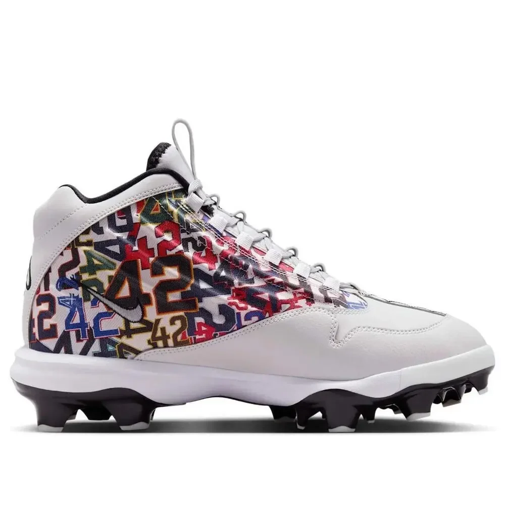 $169 Nike Griffey 2 MCS Jackie Robinson Baseball Cleats Size 13 Grey HJ4509-001 - Picture 4 of 13